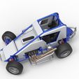 4.jpg Diecast Midget car while turning Scale 1:25