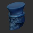 Shop3.jpg Skull with top hat, hollow inside, with open eyes