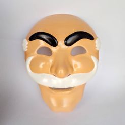 001.jpg Fichier STL Le masque Fsociety de Mr. Robot・Plan à imprimer en 3D à télécharger