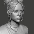 03.jpg Billie Eilish portrait sculpture 1 3D print model