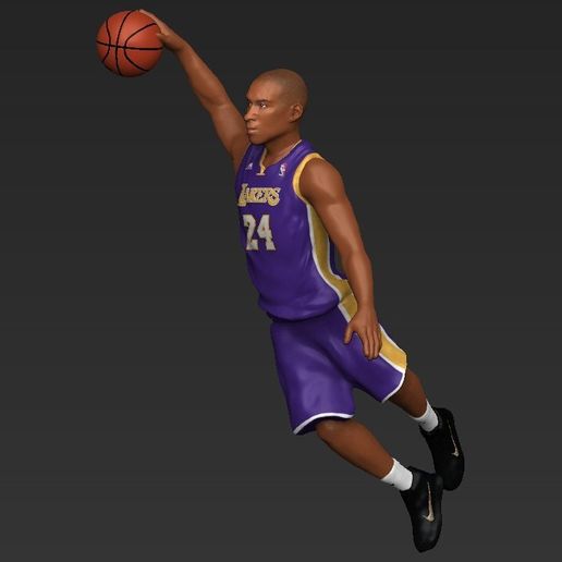 🎨 Kobe Bryant figurine for full color 3D printing・ 3D File for