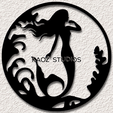 project_20240228_1443313-01.png mermaid wall art underwater wall decor fantasy nautical decoration