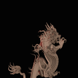 IMG_2226.png "Dragão japonês 3D STL japonês - Modelo mitológico oriental para impressão FDM/Resina - Dragão de fantasia detalhado".