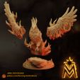 4-Morningstar-Phoenix-32mm-Individual-Pieces.jpg Fire Phoenix | Presupported Miniature