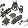 Lupercal-parts.jpg Бесплатный STL файл Сверхтяжелый танк "Луперкаль・Модель 3D-принтера для скачивания