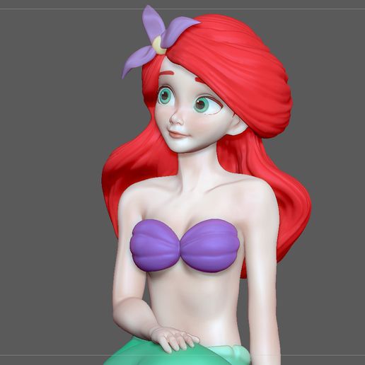 10.jpg ARIEL SIRENITA PRINCESA DISNEY PERSONAJE LINDA CHICA ANIME IMPRESIÓN 3D