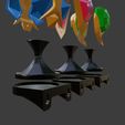 5.jpg 3 Spiritual Stones from Zelda Ocarina of Time: Kokiri's Emerald, Goron's Ruby, Zora's Sapphire