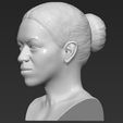 3.jpg Michelle Obama bust 3D printing ready stl obj formats