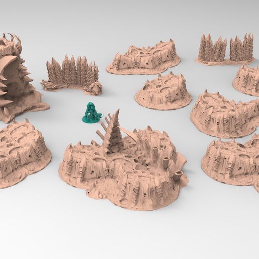 Tyty bug party terrain remix Part 15 Free 3D print model 3D model