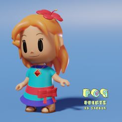 Marin0.jpg STL file link's Awakening: Marin・Template to download and 3D print