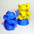 DSC02246.JPG STL file LOW POLY ELEPHANT MONEY BOX・Model to download and 3D print