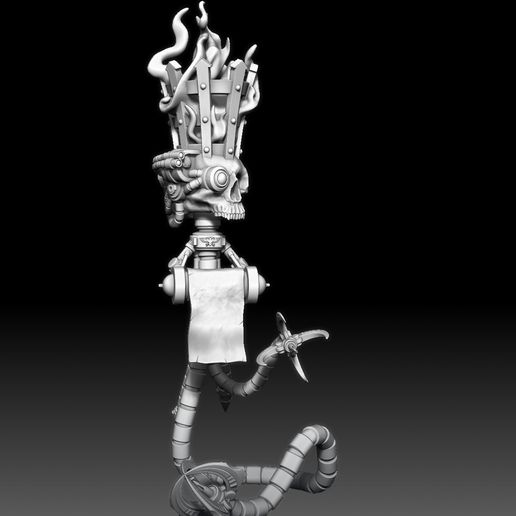 7.jpg Servo Guide Skull Display Figur