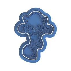 Sonic.png Archivo STL Cortador de galletas Sonic・Modelo de impresión 3D para descargar, dwain