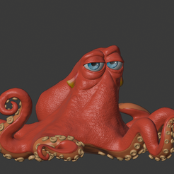Hank - copia.png STL file Hank - Finding Dory・3D printing template to download