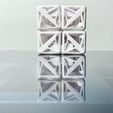 IMG_8270.jpeg Infinity cube - removal of triangles (print in place)
