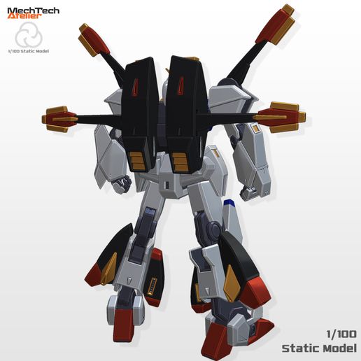 🤖 MSZ-006 Zeta Gundam Original・Arquivo 3D para Impressão 3D・Cults
