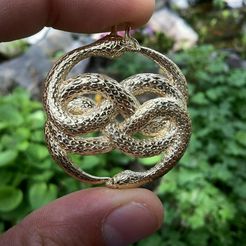 auryn1.jpg Free 3D file Auryn Medallion - Print Ready - FREE・3D print design to download