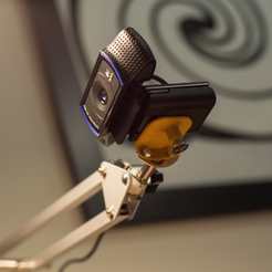 Capture_d_e_cran_2016-06-13_a__12.15.49.png Free STL file Logitech c920 Webcam Mount for IKEA Tertial Lamp・3D printer model to download