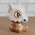 Cu_0005_totorotrio-copy-5.png Cubone Chibi 2 Models Easy Print Pokemon