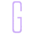 G.stl Letters and Numbers ALIENS | Logo