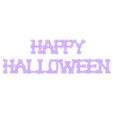HappyHalloweenBones.stl Happy Halloween, Bones, Bone Font, Spooky, Skeleton Font Words