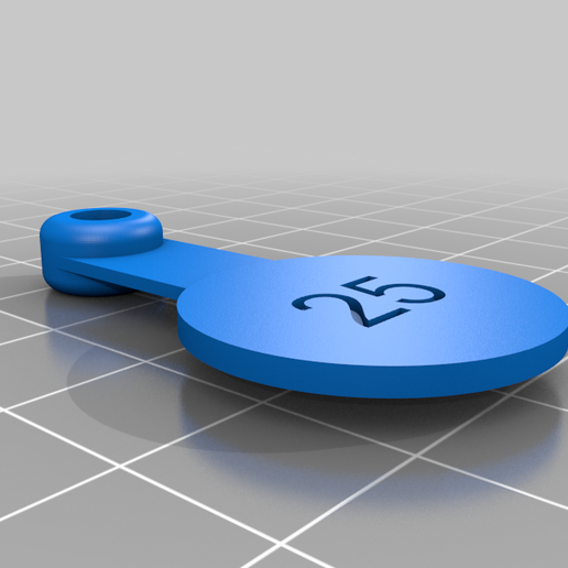 Yet another keychain quarter 3D model