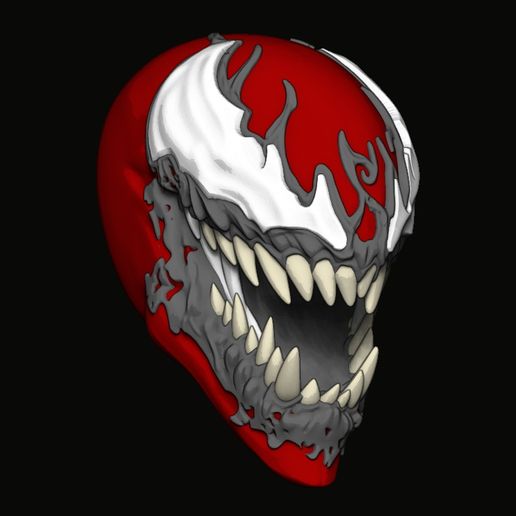 carnage head drawing