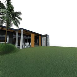 CasaNicolas001.76.jpeg STL-Datei Haus mit Galerie: Ein gemütliches und funktionales Zuhause für Ihre 3D-Projekte・Modell zum Herunterladen und 3D-Drucken