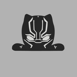 Capture-d’écran-2023-05-29-à-18.14.40.png STL-Datei Schlüsselanhänger black Panther・3D-Druck-Idee zum Herunterladen