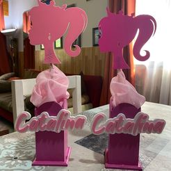 WhatsApp-Image-2023-04-01-at-3.32.32-PM.jpeg Fichier STL Décorations de fête pour les souvenirs de Barbie・Objet pour imprimante 3D à télécharger