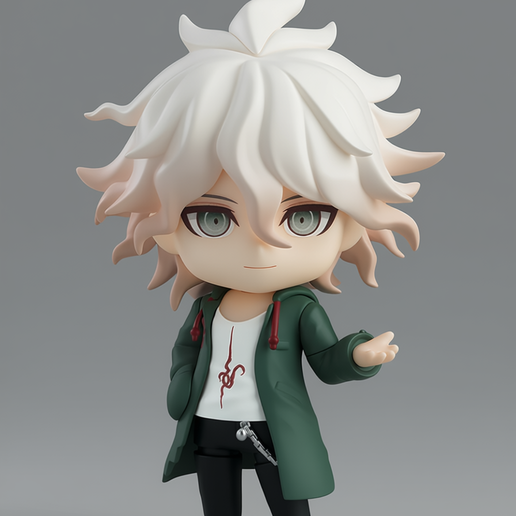 🔄 Danganronpa 1-2 Reload - Nendoroid Nagito Komaeda Figure・ STL