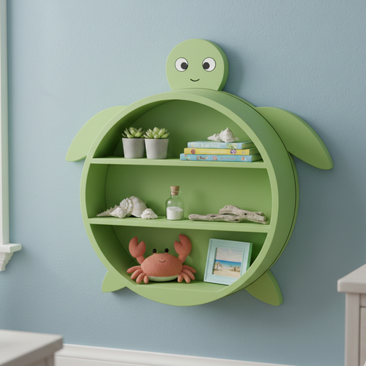 shelf shelf in the shape of turtle for kids kids decoration