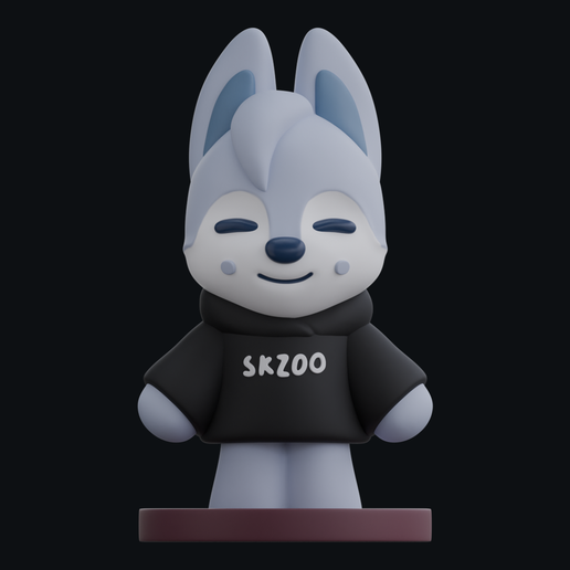 2024人気の 🐺 SKZOO WOLF CHAN STRAY KIDS・ STL File for 3D printing・Cults アイドル