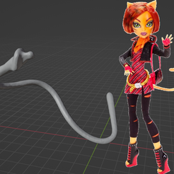 image.png STL file Toralei Stripe Tail Replacement・3D printer design to download