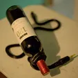 _77A7881.webp Cool wine holder in the shape of cables (bottle holder)
