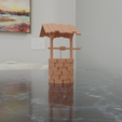 render1.png 3D antique water well model STL