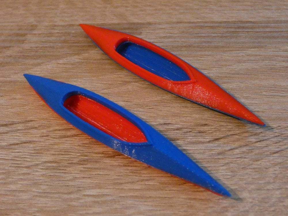 Archivo STL gratis 1/43 Canoa Kayak・Plan de impresión en 3D para