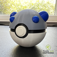 Original-Heavy-Ball.png Original Pokeball (5 Versions, Functional/Storage, Print In Place, No Supports Needed))