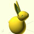 easterbunny_2.jpg Customizable Easter Bunny (OpenSCAD)
