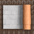Sandstone_Blocks_Front.png Sandstone Blocks: Thin Texture Roller (Low Resin Cost) – NAME – 4.5 Inches Tall
