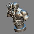 9.jpg Orc Warrior Bust for 3D Printing