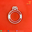 17.png Engagement Ring Cookie Cutter