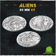 MMF-Aliens-06.jpg Aliens (Big Set) - Wargame Bases & Toppers 2.0