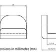 dimensions-ns.jpg WALL MOUNT FOR LP'S 7 MM (DOUBLE-SIDED TAPE)
