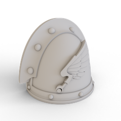 Mk3-Shoulder-Pad-Emperor's-Children-1.png Archivo STL Hombrera para armadura de potencia MKIII (Hijos del Emperador)・Objeto imprimible en 3D para descargar