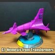 Nemesis_FS.JPG 3D file [Iconic Ship Series] G1 Nemesis from Transformers・3D print design to download