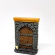 Robagon_StoneDoorLarge-SlideOut_PrintedClosed.jpg Stone Dungeon Door - Multimaterial