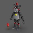 Lefty.974.jpg FIVE NIGHTS AT FREDDY'S LEFTY ARTICULATED FIGURE AND EXTRA LEG FOR FOXY