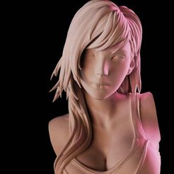 il_1140xN.2401436024_bqng.jpg STL file Final Fantasy 7 Tifa Lockhart Bust Sculpt FF7 Remake・3D print model to download