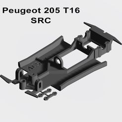 205-SRC-lineal.jpg STL-Datei Lineares Fahrwerk Peugeot 205 T16 SRC・Vorlage für 3D-Druck zum herunterladen